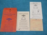 Briggs And Stratton 60700 61700 80700 81700 Manual Origional / Warrenty Card.. Fixed Price $9.00.