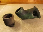 John Deere 70 Diesel Upper Water Pipe Castings F1780R, F1316R. Fixed Price $20.00.