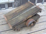Vintage Hit Miss Flat Belt Pulley Line Shaft Table Saw Wood Engine Amish Antique. Fixed Price $600.00.