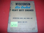 Wisconsin Air Cooled H.d. Engines-instruction Book & Parts List-models AM4 AP4. Fixed Price $38.90.