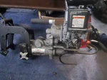Trak-star Rail Boss Drill With Honda Gas Motor Road Portable. Fixed Price $1025.00.