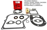 Tecumseh Piston Rings, Gasket Set Seals & Plug Fits OHH55 OHH60 OHH65 OH195EA. Fixed Price $49.95.