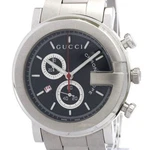 Gucci Chrono Quartz Men's Watch YA101309 101M Used Black Dial 15**6568 2016. Fixed Price $455.49.