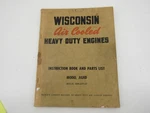 Wisconsin Engines Agnd Instruction Book And Parts List Manual MM-271-D. Fixed Price $17.99.