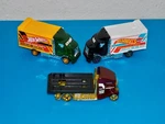 Custom Swap Hot Big Rig Haulers W/clear Pvc Display Cases. Fixed Price $17.00.