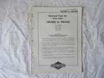 Briggs & Stratton Model 146400 - 146468 Engine Service Parts List Catalog Manual. Fixed Price $16.99.