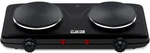 Double Cast Iron 2 Burner, 1800W Countertop Dual Electric Stove Burners,. Fixed Price $100.99.