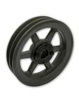 Cast Iron Electric Motor Pulley Sheave 7.75", Two Groove For B, Bx, 5L Belts. Fixed Price $83.55.