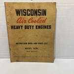 Wisconsin Air Cooled Heavy Duty Engines Instruction Manual Model Aenl MM-283-D. Fixed Price $14.75.