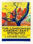 11495.DECOR Poster.vintage Room Interior.home Wall Art.kent Garden Travel Ad. Fixed Price $21.00.