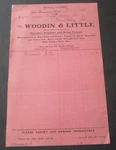 1904 - Woodin & Little San Francisco Ca. Billhead Document Gasoline Engines. Fixed Price $6.49.