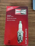 Genuine Champion D16 516 Copper Spark Plugs Set Of Indian Harley-davidson. Fixed Price $28.00.