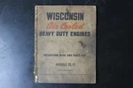 Wisconsin Te-tf Air Cooled Engine Instruction Book Parts List MM-249-C Oem. Fixed Price $29.99.