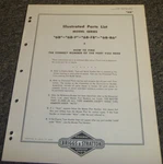 Briggs & Stratton Model Series 6B-R6 Engine Illustrated Parts Catalog Manual Xz. Fixed Price $100.80.