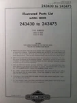 Briggs & Stratton 10 Hp Horizontal Gas Engine 243430-243475 Parts Catalog Manual. Fixed Price $38.99.
