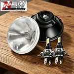 Pair 7" Inch Round Glass Led Headlights High Low Beam Fit Chevy Truck 1947-1957. Fixed Price $51.99.
