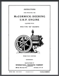 Mccormick-deering Hit And Miss 1 Hp Gasoline Engine Instructions For Operating. Fixed Price $16.95.
