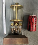 Michigan Lubricator Co. 53A8 Three Feed Brass Oiler For Hit & Miss Engine. Fixed Price $190.00.