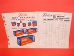 1948 Delco Gm Dry Battery Parts Catalog Portable Farm Radio Flashlight Lantern. Fixed Price $20.99.
