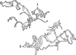 Genuine 2021-2022 Nissan Rogue 1.5 2.5 Engine Wire Harness 24012-6RR0B. Fixed Price $669.95.