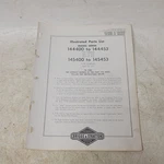 Briggs & Stratton Illustrated Part List Model Series 144400-144453 145400-145453. Fixed Price $9.95.