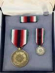 WW2 Us Merchant Marine Defense Medal Set Ogb Full Size, Mini & Ribbon Bar. Fixed Price $49.99.
