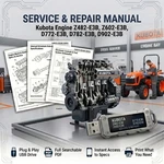 Kubota D782-E3B D902-E3B Engine Service Repair Workshop Manual Usb. Fixed Price $19.99.