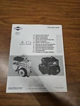 Briggs & Stratton 91200 92200 93200 Motors Operators Manual. Fixed Price $25.99.