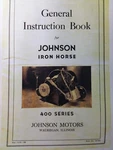 Johnson Iron Horse 400 Series Engine Owners Manual 4-CYCLE Kickstart Gasoline. Fixed Price $67.99.