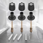 Bathtub Shower 3-HANDLE Knob Trim Kit For Price Pfister Verve Matte. Fixed Price $44.99.