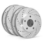 For Tesla 18-23 R1 Concepts Drilled & Slotted Front Rear Brake Rotor Set. Fixed Price $532.05.