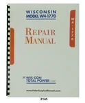 Wisconsin W4-1770 Engine Repair Manual #2145. Fixed Price $27.50.