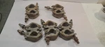 Lot Of 5 Bil-jax Galvanized Scaffolding Clamps Swivel. Fixed Price $59.99.