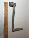 Antique Cast Iron Crank Handle Farm Tool Machinery 1/2 Hole 7 Long. Fixed Price $16.99.