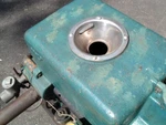 Cushman Cub Gas Engine Hit Miss Hopper Funnel Anti Splash. Fixed Price $22.00.