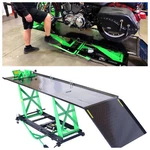 1000 Lb. Mobile Air Hydraulic Atv/motorcycle Lift Table, Manual/pneumatic Jack. Fixed Price $778.05.