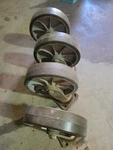 Albion Polyurethane AJ-08202418 Caster Wheels Inch. Fixed Price $275.00.