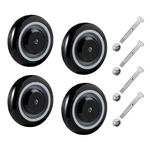 5" Wheels For Cart, 5/16" Axle Polyurethane Shopping Replacement .... Fixed Price $39.38.