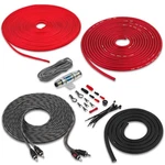 Open Box, Great Belva BAK82 Red Gauge Amplifier Wire Kit With 2-CHANNEL Rca. Fixed Price $34.99.