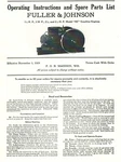 Fuller & Johnson Nc 1.5-2.5 Hp Gas Engine Motor Instruction Manual Parts List. Fixed Price $10.19.