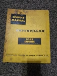 Used Caterpillar D343 Engine Service Manual Binder. Fixed Price $49.95.