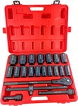 21PC Cal Hawk 3/4" Dr. 6 Point Sae Deep Impact Sockets Chrome Molybdenum Skt Set. Fixed Price $164.99.