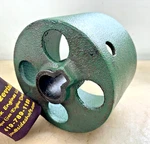 8" Flat Belt Pulley Of 3HP Ihc M Co Gas Engine Fits On 1-3/4" Shaft. Fixed Price $79.95.