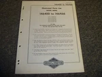 Briggs & Stratton Model Series 146400-146466 Engine Illustrated Parts List Xz. Fixed Price $70.56.