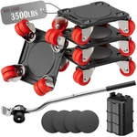 Heavy Duty Furniture Movers With 8 Wheels, Dual-wheel Caster Square Dollies W.... Fixed Price $63.72.