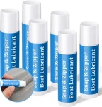 Snap And Zipper Lubricant, Wax Marine Lube For Boat Vinyl Panels, White, Blue. Fixed Price $12.41.