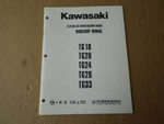 Kawasaki TG18 TG20 TG24 TG28 TG33 2-STROKE Air Cooled Gas Engine Workshop Manual. Fixed Price $11.99.