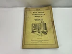 1938 International Harvester Co. Parts Catalog, Power Units Model PA-80 & PA-100. Fixed Price $35.05.