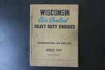 Wisconsin Air Cooled Engines Instruction Book Parts List Models Te Tf MM-249-B. Fixed Price $29.99.