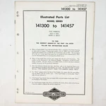 Vintage 1973 Briggs & Stratton 141300-141457 Illustrated Parts List. Fixed Price $9.99.